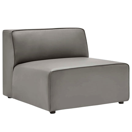 Modway EEI-4793 Mingle 4-Piece Vegan Leather Sectional Sofa Modway