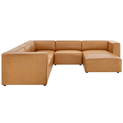 Modway EEI-4796 Mingle 6-Piece Vegan Leather Furniture Set Modway