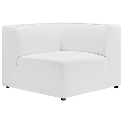 Modway EEI-4797 Mingle 7-Piece Vegan Leather Sectional Sofa Modway