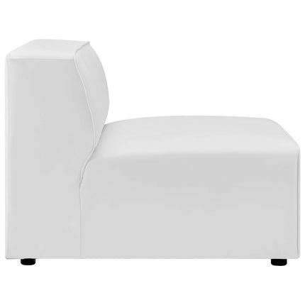 Modway EEI-4797 Mingle 7-Piece Vegan Leather Sectional Sofa Modway