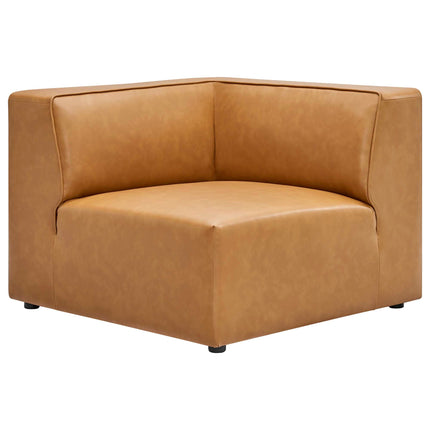Modway EEI-4799 Mingle 8-Piece Vegan Leather Sectional Sofa Set Modway
