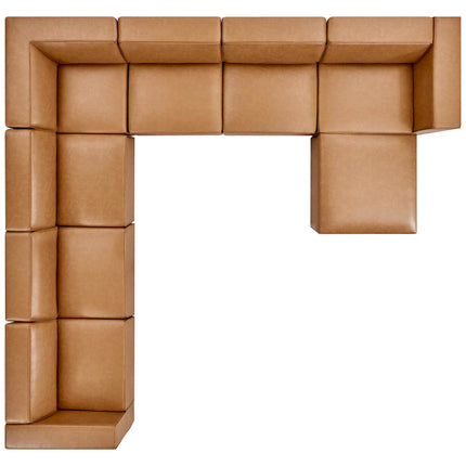 Modway EEI-4799 Mingle 8-Piece Vegan Leather Sectional Sofa Set Modway
