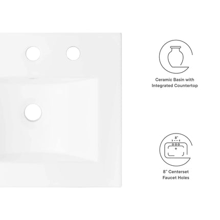 Modway EEI-4836 Cayman 18" Bathroom Sink Modway