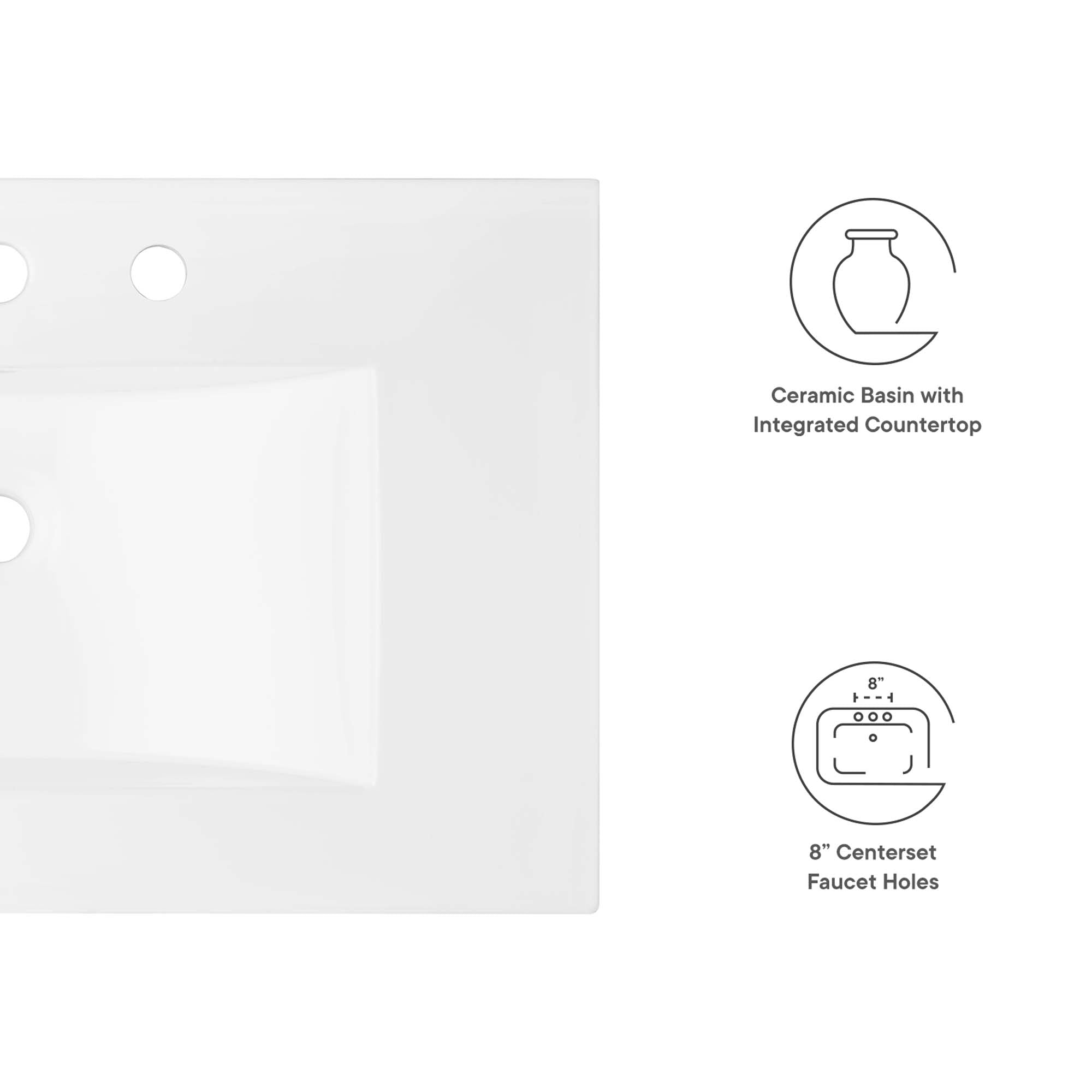 Modway EEI-4837 Cayman 30" Bathroom Sink