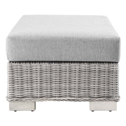 Modway EEI-4839 Conway Outdoor Patio Wicker Rattan Ottoman Modway