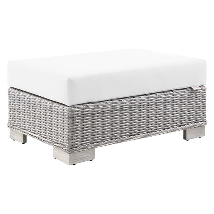 Modway EEI-4839 Conway Outdoor Patio Wicker Rattan Ottoman Modway