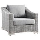 Light Gray Gray / Wicker Rattan