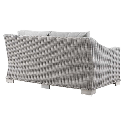 Modway EEI-4841 Conway Outdoor Patio Wicker Rattan Loveseat Modway