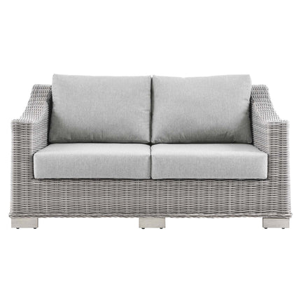 Modway EEI-4841 Conway Outdoor Patio Wicker Rattan Loveseat Modway