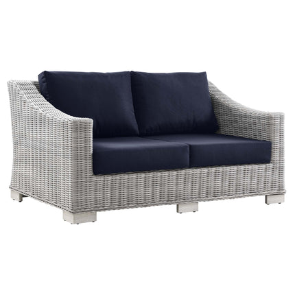 Modway EEI-4841 Conway Outdoor Patio Wicker Rattan Loveseat Modway