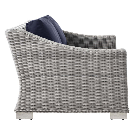 Modway EEI-4841 Conway Outdoor Patio Wicker Rattan Loveseat Modway
