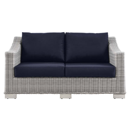 Modway EEI-4841 Conway Outdoor Patio Wicker Rattan Loveseat Modway