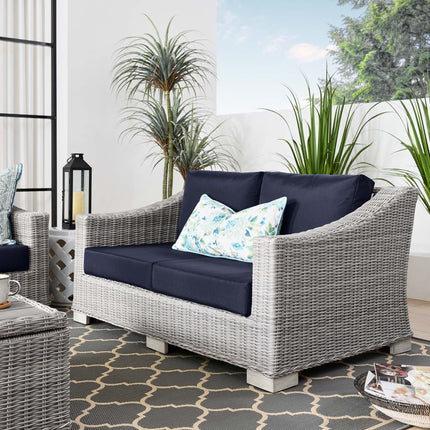 Modway EEI-4841 Conway Outdoor Patio Wicker Rattan Loveseat Modway