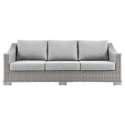 Modway EEI-4842 Conway Outdoor Patio Wicker Rattan Sofa Modway