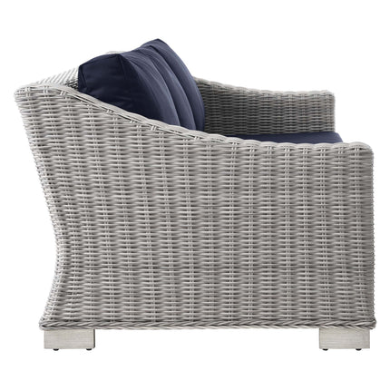 Modway EEI-4842 Conway Outdoor Patio Wicker Rattan Sofa Modway