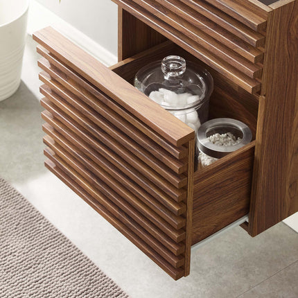 Modway EEI-4848 Render 18" Wall-Mount Bathroom Vanity Cabinet (Sink Basin Not Included) Modway