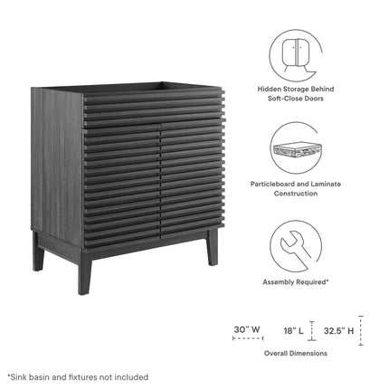 Modway EEI-4851 Render 30" Bathroom Vanity Cabinet (Sink Basin Not Included) Modway