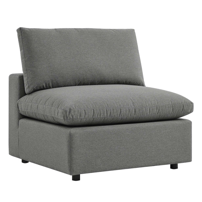 Modway EEI-4902 Commix Overstuffed Outdoor Patio Armless Chair Modway