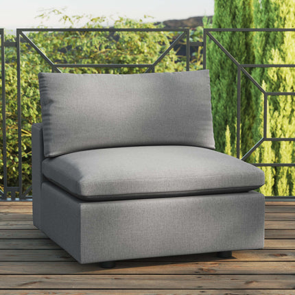 Modway EEI-4902 Commix Overstuffed Outdoor Patio Armless Chair Modway