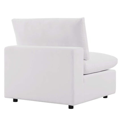 Modway EEI-4902 Commix Overstuffed Outdoor Patio Armless Chair Modway