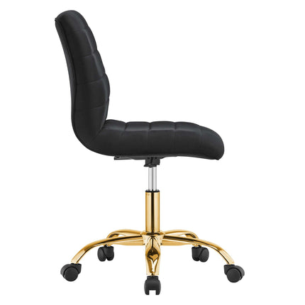 Modway EEI-4972 Ripple Armless Performance Velvet Office Chair Modway