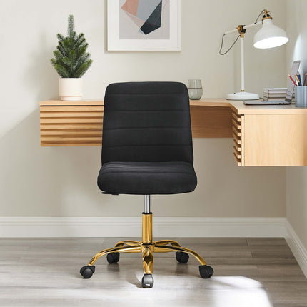 Modway EEI-4972 Ripple Armless Performance Velvet Office Chair Modway