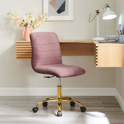 Modway EEI-4972 Ripple Armless Performance Velvet Office Chair Modway