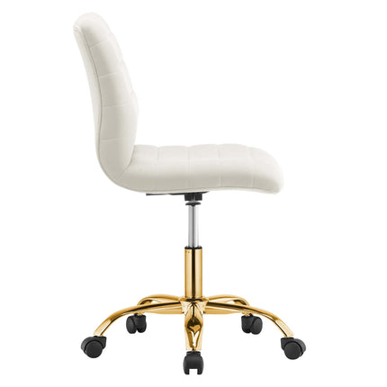 Modway EEI-4972 Ripple Armless Performance Velvet Office Chair Modway