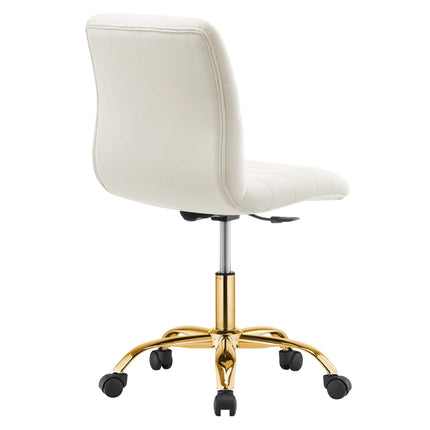 Modway EEI-4972 Ripple Armless Performance Velvet Office Chair Modway