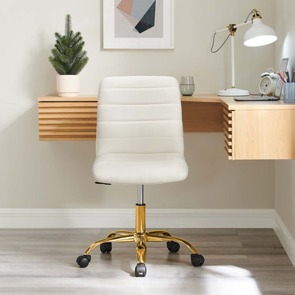 Modway EEI-4972 Ripple Armless Performance Velvet Office Chair Modway