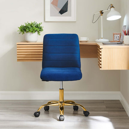Modway EEI-4972 Ripple Armless Performance Velvet Office Chair Modway