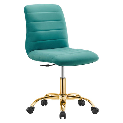 Modway EEI-4972 Ripple Armless Performance Velvet Office Chair Modway