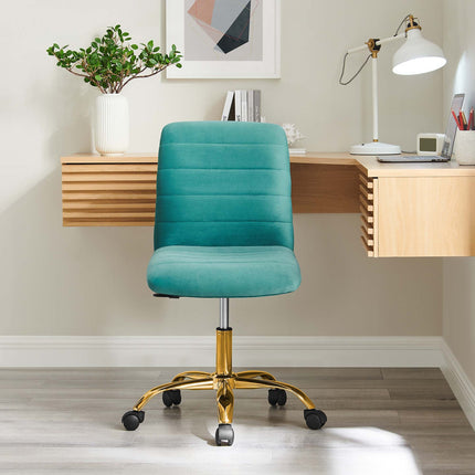 Modway EEI-4972 Ripple Armless Performance Velvet Office Chair Modway