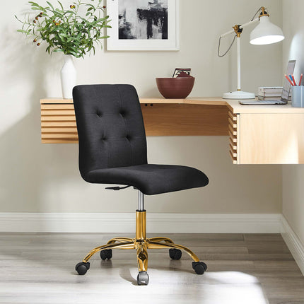 Modway EEI-4973 Prim Armless Performance Velvet Office Chair Modway