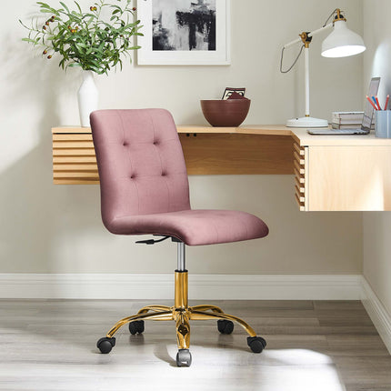 Modway EEI-4973 Prim Armless Performance Velvet Office Chair Modway