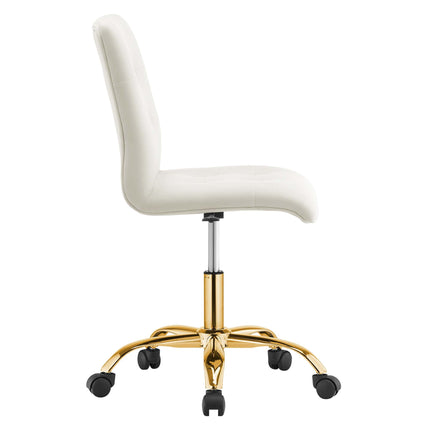 Modway EEI-4973 Prim Armless Performance Velvet Office Chair Modway