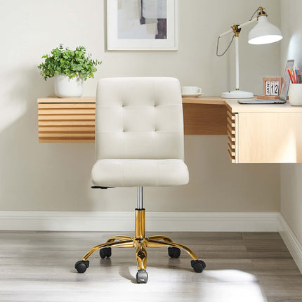 Modway EEI-4973 Prim Armless Performance Velvet Office Chair Modway