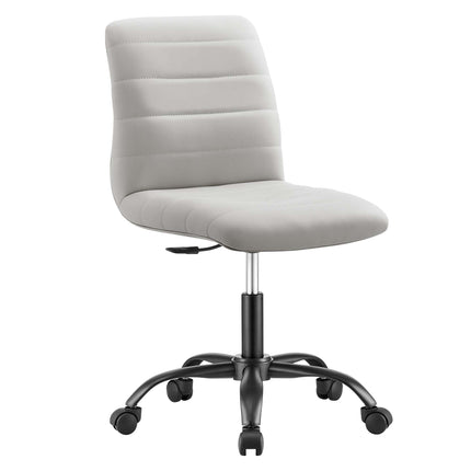 Modway EEI-4974 Ripple Armless Vegan Leather Office Chair Modway