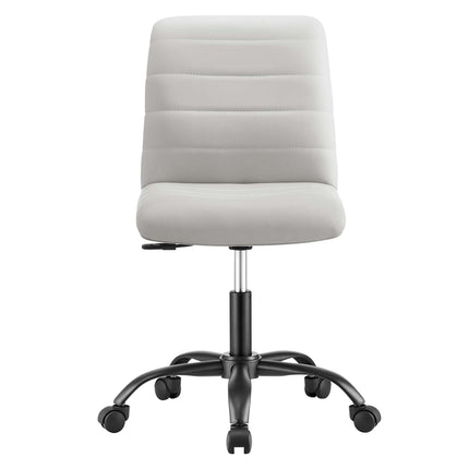 Modway EEI-4974 Ripple Armless Vegan Leather Office Chair Modway
