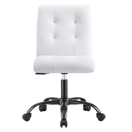 Modway EEI-4975 Prim Armless Vegan Leather Office Chair Modway