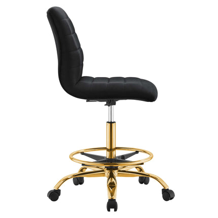 Modway EEI-4976 Ripple Armless Performance Velvet Drafting Chair Modway