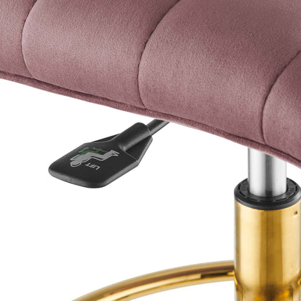 Modway EEI-4976 Ripple Armless Performance Velvet Drafting Chair Modway