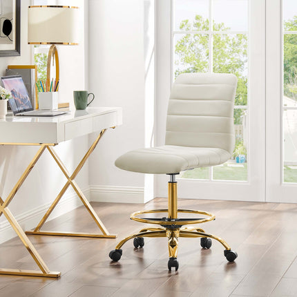 Modway EEI-4976 Ripple Armless Performance Velvet Drafting Chair Modway