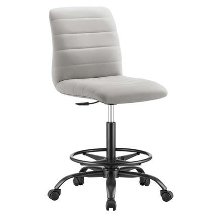 Modway EEI-4978 Ripple Armless Vegan Leather Drafting Chair Modway