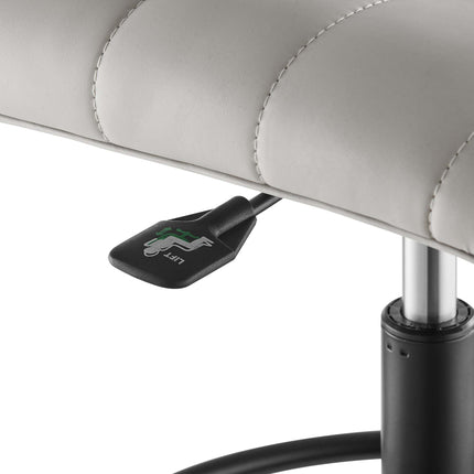 Modway EEI-4978 Ripple Armless Vegan Leather Drafting Chair Modway