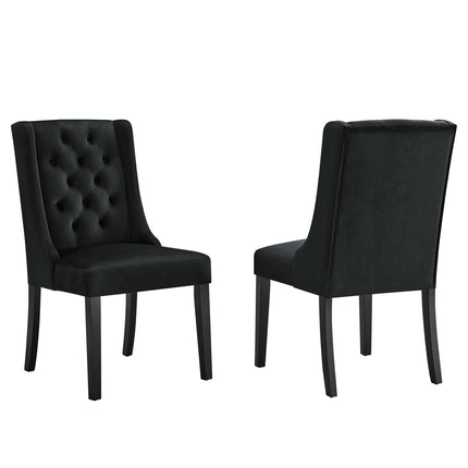 Modway EEI-5013 Baronet Performance Velvet Dining Chairs Set of 2 Modway