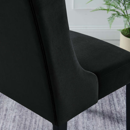 Modway EEI-5013 Baronet Performance Velvet Dining Chairs Set of 2 Modway