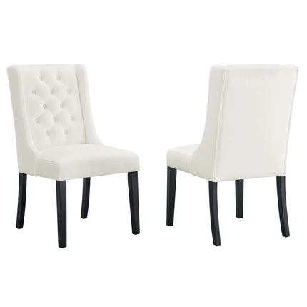 Modway EEI-5013 Baronet Performance Velvet Dining Chairs Set of 2 Modway