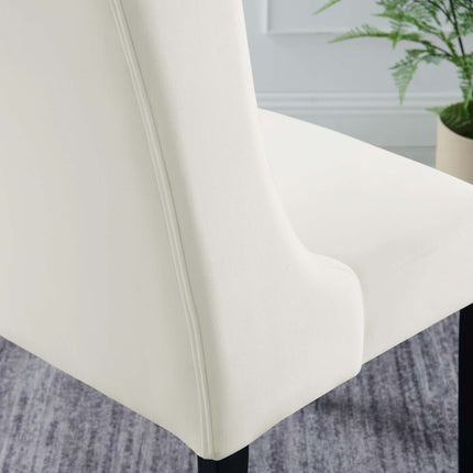 Modway EEI-5013 Baronet Performance Velvet Dining Chairs Set of 2 Modway