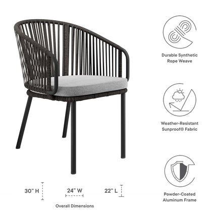 Modway EEI-5033 Harbor Outdoor Patio Armchair Modway